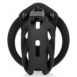 MANCAGE Cage de chasteté ManCage Modèle 24 - 9 x 3.5cm Noire